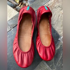 Tieks red size 8